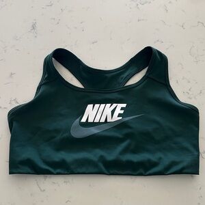 1X Nike Women's Dark Green Sports Bra NWOT